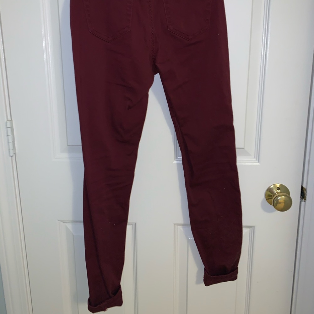 Maroon jeans - Picture 2 of 3